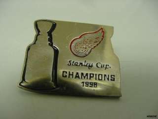 DETROIT RED WINGS STANLEY CUP PINS 1998 NEW  
