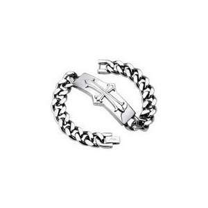  Stainless Steel Chain Links Mens Bracelet Jewelry