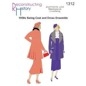  1930s Dress and Swing Coat Arts, Crafts & Sewing