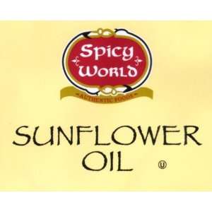 Spicy World Sunflower Oil 1 Gallon (3.78 Liter) Jug  