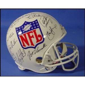  NFL Crest Quarterback MVPs signed helmet   Autographed 