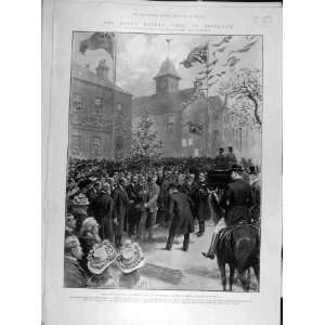  1902 Scotland King Visit Berwick Market Square Tree