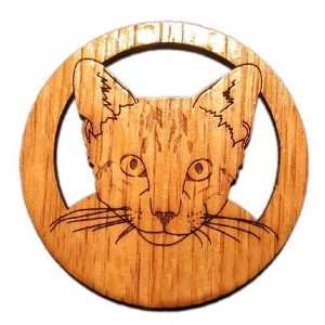 2.5 inch Tabby Cat Face Magnet: Beauty