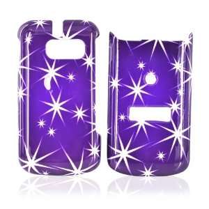  for Sanyo SCP 3810 Hard Case Cover Starbursts Purple Electronics