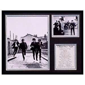 Beatles/Hard Days Night Collectors Photo Presentation Framed  