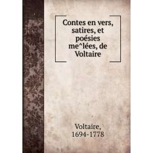   , et poeÌsies meÌleÌes, de Voltaire 1694 1778 Voltaire Books