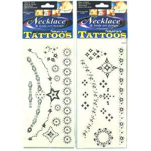 Bulk Buys KK269 Necklace Design Tattoos   Pack of 576:  