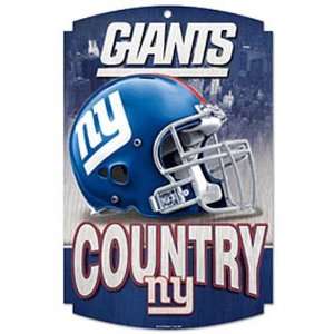  Wincraft New York Giants NFL Wood Sign: Sports & Outdoors