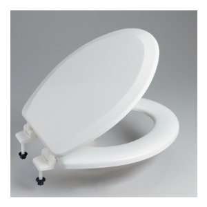 Professional Grade Molded Wood Round Front Toilet Seat 