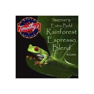 Rainforest K Cup Espresso  Timothys  24 K Cups  Grocery 