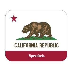  US State Flag   Spreckels, California (CA) Mouse Pad 