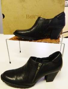Born Leather Carteret Shoe Boots Black 8/39 9.5/41 11/43  