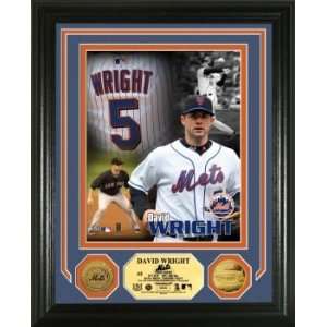   : David Wright All Star 24KT Gold Coin Photo Mint: Sports & Outdoors