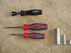 SNAP ON BRAKE SPRING TOOL , SCREWDRIVERS AND SOCKETS
