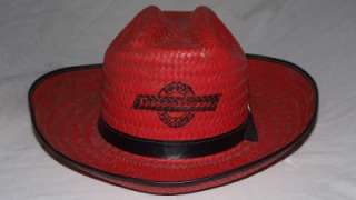 Vintage JI CASE Case O Matic Drive Tractor Straw Cowboy Hat Farming 
