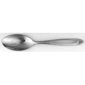   Aurora (Stainless) Pierced Tablespoon (Serving Spoon), Sterling Silver