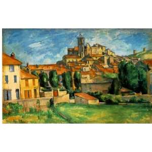   Oil Reproduction   Paul Cezanne   32 x 20 inches   Gardanne (Barnes