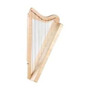  Rees Harps Harpsicle Harp, Natural Maple, 26 String, 33 