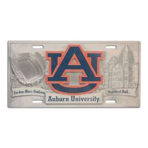  Auburn Tigers AU License Plate Cover: Sports 
