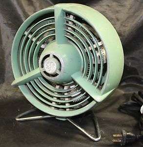 1940s GE Cast Aluminum FH1H1 Space Heater Fan Works Well  