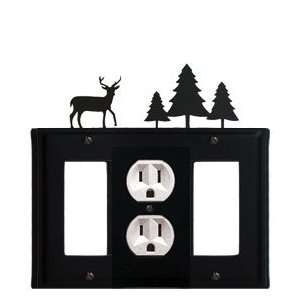   Deer and Piecene Trees   GFI, Outlet, GFI Electric Cover: Electronics