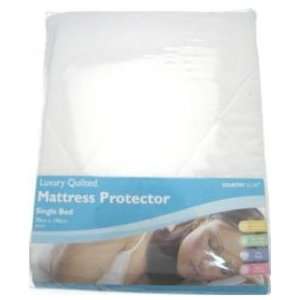  Luxury Quilted Single Bed Mattress Protector Size 90cm x 