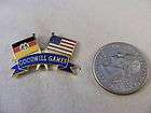 GERMANY & USA FLAG GOODWILL GAMES LAPEL HAT PIN