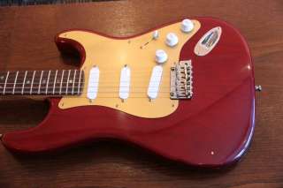   Classic Stratocaster Red Nitro Cellulose Lacquer Finish  