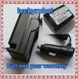 Battery+Charger for Sony HandyCam DCR SX41 DCR SX44 new  