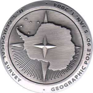  2004 USGS South Pole Marker Paperweight