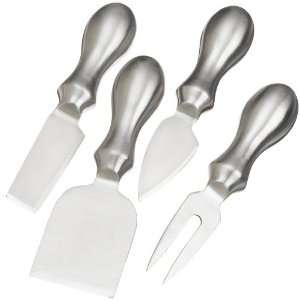   Stainless Steel Cheese Knives, Set of 4