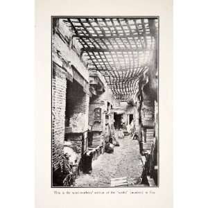  1925 Print Fez Fes Morocco Africa Wool Worker Trade Souks 