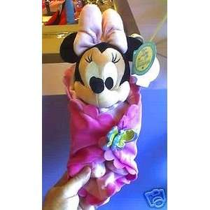  Baby Minnie Mouse In Blanket Plush (Walt Disney World 
