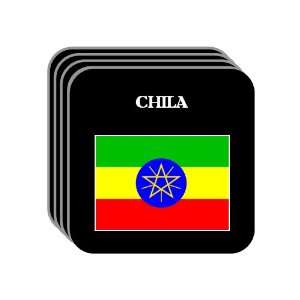  Ethiopia   CHILA Set of 4 Mini Mousepad Coasters 