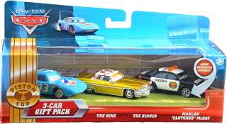 NEW Disney Pixar CARS 3 Car Gift Pack Set KING TEX DINOCO MARLON 