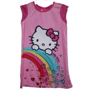  Sanrio Hello Kitty Toddler Girl Dress Sleepwear Set Size 6 