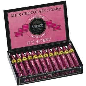  Its a Girl Chocolate Cigars   Box of 24   OUT OF STOCK 
