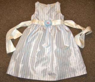 Charter Club Striped Taffeta Dressy Dress girl 5 EUC  