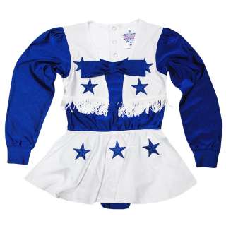 DALLAS COWBOYS Cheerleaders Toddler Cheer Uniform 4T  