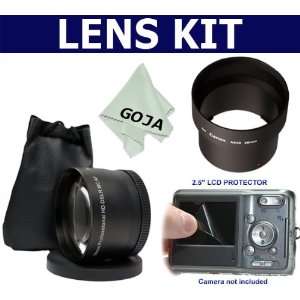   definition telephoto lens + LCD 2.5 Soft Protector + Microfiber
