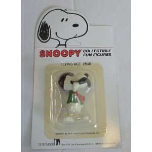  Peanuts Snoopy Flying Ace PVC Figure MOC (1980s 