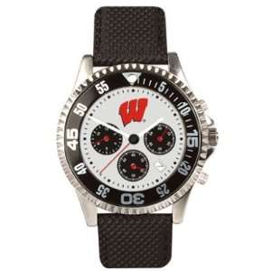   Badgers Suntime Competitor Chrono Mens NCAA Watch: Sports & Outdoors