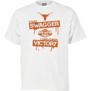 Texas Longhorns White 2010 Red River Rivalry Victory T Shirt  