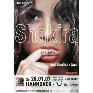  Shakira   Oral Fixation 2007   CONCERT   POSTER from 
