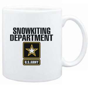  Mug White  Snowkiting DEPARTMENT / U.S. ARMY  Sports 