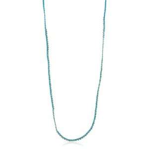  Shashi Turquoise Color Golden Nugget Necklace: Jewelry