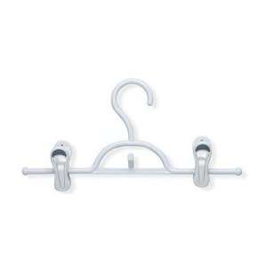  Hanger Soft Touch w/ Pants Bar 2 Pack in White/Blue 