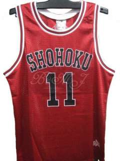 Slam Dunk Shohoku Away No. 11 Rukawa Kaede Jersey  