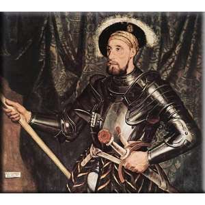  of Sir Nicholas Carew 16x14 Streched Canvas Art by Holbein, Hans 