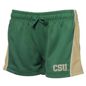   State Rams Ladies Green Colt Workout Shorts